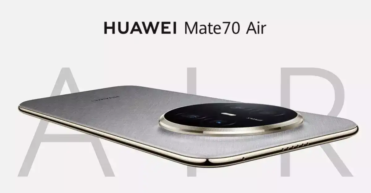 تصاویر گوشی هوآوی  Huawei Mate 70 Air عکس 4